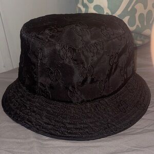 Gucci Dark Monogram Bucket Hat